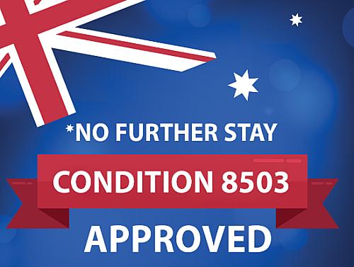 Condition 8503 “no further stay” explained!